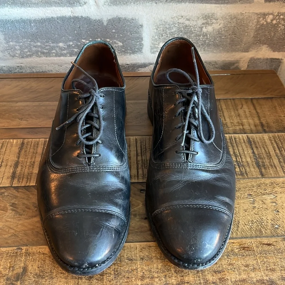 Allen Edmonds Park Avenue 5615 36649 Black Lace Up Dress Shoe Oxford‎ 10.5 D